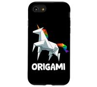 Origami Japonais Licorne Arc-en-Ciel Anime Coque pour iPhone SE (2020) / 7/8