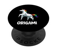 Origami Japonais Licorne Arc-en-Ciel Anime PopSockets PopGrip Adhésif