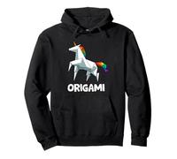 Origami Japonais Licorne Arc-en-Ciel Anime Sweat à Capuche