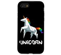 Origami Japonais Licorne Arc-en-Ciel Coque pour iPhone SE (2020) / 7/8