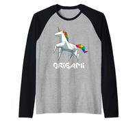 Origami Japonais Licorne Arc-en-Ciel Origami Fantaisie Manche Raglan