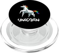 Origami Japonais Licorne Arc-en-Ciel PopSockets PopGrip pour MagSafe
