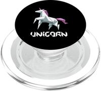 Origami Japonais Mignon Licorne Arc-en-Ciel Origami PopSockets PopGrip pour MagSafe
