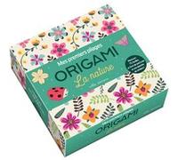 Mila Professional Coffret Origami La nature – Mes premiers pliages, 75 feuilles, livre & stickers