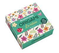 Origami - La nature - Mes premiers pliages (coffret) - Retrouve : 75 feuilles, un livre de pas-à-pas et une planche de stickers ! - Collectif - Mila Boutan Eds - Jeux livres objets