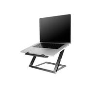 Accezz Accezz Origami Laptop Stand Support pour ordinateur portable Réglable et pliable Universel Gris foncé Gris foncé