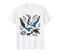 Origami Mountains Landscape Paper Folding Art Nature Hobby T-Shirt