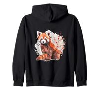 Origami Panda Rouge Kawaii Japon Petits Pandas Chat Ours Sweat à Capuche