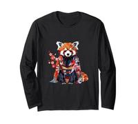 Origami Panda Rouge Kawaii Kimono Petits Pandas Chat Ours Manche Longue