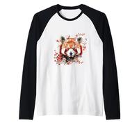 Origami Panda Rouge Kawaii Kimono Petits Pandas Chat Ours Manche Raglan