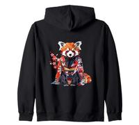 Origami Panda Rouge Kawaii Kimono Petits Pandas Chat Ours Sweat à Capuche