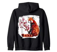 Origami Panda Rouge Kawaii Kimono Petits Pandas Chat Ours Sweat à Capuche