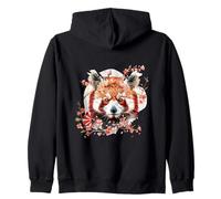 Origami Panda Rouge Kawaii Kimono Petits Pandas Chat Ours Sweat à Capuche