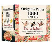 Origami Paper 1,000 Sheets Kimono Patterns: Tuttle Origami Paper: Double-sided Origami Sheets Printed With 12 Different Designs - Instructions Included