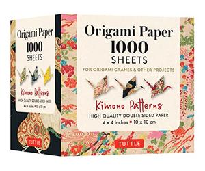 Origami Paper 1,000 Sheets Kimono Patterns: Tuttle Origami Paper: Double-sided Origami Sheets Printed With 12 Different Designs - Instructions Included