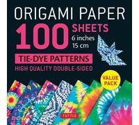 Origami Paper 100 Sheets Tie-Dye Patterns 6 (15 Cm)
