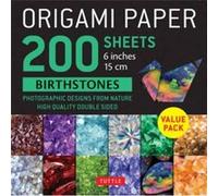 Origami Paper 200 Sheets Birthstones: Photographic Designs from Nature: High Quality Double-Sided