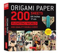 Origami Paper 200 Sheets Floating World 6 3/4" (17 Cm): Tuttle Origami Paper: Double-sided Origami Sheets With 12 Different Prints (Instructions for 6 Projects Included)