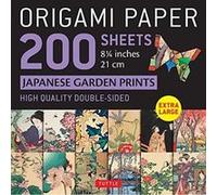 Origami Paper 200 Sheets Japanese Garden Prints 8 1/4in 21cm: High-quality Double Sided Origami Sheets With 12 Different Prints - Instructions for 6 Projects Included