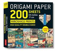 Origami Paper 200 Sheets Japanese Hiroshige Prints 6.75 Inch
