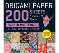 Origami Paper: 200 Sheets; Washi Patterns; High Quality Double-Sided