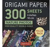 Origami Paper 300 Sheets Nature Photo Patterns
