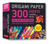 Origami Paper 300 Sheets Tie-Dye Patterns: 4 Inches 10 Cm