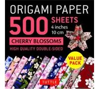 Origami Paper 500 Sheets Cherry Blossoms: High-quality Double-Sided, 4 inches 10 cm