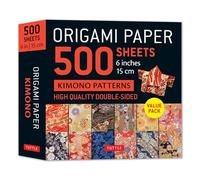 Origami Paper 500 Sheets Kimono Flowers 6" 15 Cm