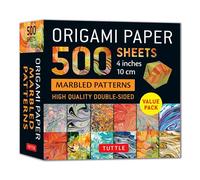 Origami Paper 500 Sheets Marbled Patterns