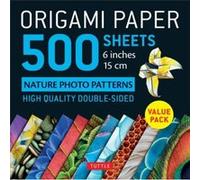 Origami Paper 500 sheets Nature Photo Patterns 6" (15 cm) /anglais