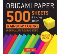 Origami Paper 500 sheets Rainbow Colors 4 10 cm Origami Paper 500 sheets Rainbow Colors 4 10 cm (Auteur)