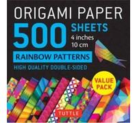 Origami Paper 500 Sheets Rainbow Patterns: High-quality Double-sided Origami Sheets Printed With 12 Different Patterns