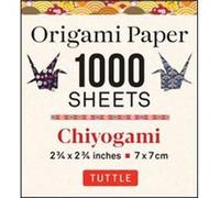 Origami Paper Chiyogami 1000 Sheets 2 3/4 in 7 Cm: Tuttle Origami Paper: Double-sided Origami Sheets Printed With 12 Designs - Instructions for Origami Crane Included
