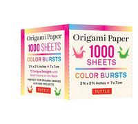 Origami Paper Color Bursts 1000 sheets 2 34 in 7 cm Origami Paper Color Bursts 1000 sheets 2 34 in 7 cm (Auteur)