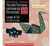 Origami Paper Traditional Japanese Designs: Large 81/4" It's Fun to Fold.
