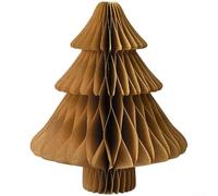 Origami pour sapin de Noël nid d'abeille en papier léger (E)