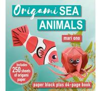 Origami Sea Animals: Paper Block Plus 64-page Book