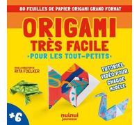 Origami Très Facile Pour Les Tout-Petits - 80 Feuilles De Papier Origami Grand Format
