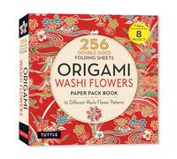 Origami Washi Flowers Paper Pack Book