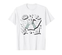 Origami Wolf Paper Folding Art Animal Wild Hobby Crafter T-Shirt