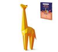 ORIGAMIPLANET Kit de bricolage en papier origami 3D Girafe - Sculpture créative faite à la main - Décoration d'intérieur - Unique - Prédécoupé - Modèles d'animaux mignons - Cadeau pour adolescents et