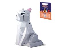 ORIGAMIPLANET Kit de bricolage en papier origami 3D léopard - Sculpture créative faite à la main - Décoration d'intérieur - Unique - Prédécoupé - Modèles d'animaux mignons - Cadeau pour adolescents et
