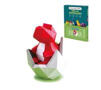ORIGAMIPLANET Kit de bricolage en papier origami dinosaure 3D prédécoupé pour adolescents et adultes, figurine d'animal créative faite à la main en papier, sculpture STEM puzzle origami cadeau