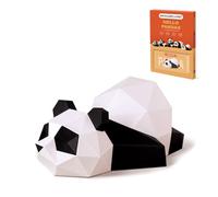 ORIGAMIPLANET Kit de bricolage en papier origami panda 3D pré-découpé pour adolescents et adultes, figurine d'animal facile faite à la main, coffret cadeau pour décoration d'étagère