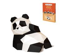 ORIGAMIPLANET Kit de bricolage en papier origami panda 3D Xingxing amusant à faire soi-même, modèle d'art 3D prédécoupé pour adolescents et adultes, figurine d'animal facile faite à la main, coffret