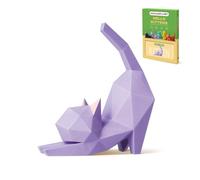 ORIGAMIPLANET Kit d'origami animal 3D pour adultes, kit d'art pliable en papier origami pour débutants, loisirs créatifs amusants et faciles pour enfants, décoration d'intérieur, cadeau de yoga,