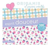Origamis et papiers créatifs - Esprit douceur 500 pages de motifs et 12 modèles pas à pas - Collectif - Merci Les Livres - broché - Livre-jeu