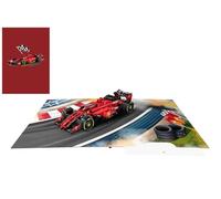 ORIGAMO Carte originale Red F1 Pop-Up ? Carte cadeau 3D pour anniversaire et célébrations, carte de vœux