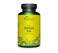 Origan BIO Vegavero® | UNIQUE : Avec 70% Carvacrol et 2,5% Thymol | Sans Additifs | Antioxydant Puissant + Foie + Digestion | 180 Gélules | VEGAN